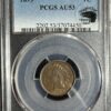 1899 Indian Cent PCGS AU53 "Eagle Eye" designation, encapsulated in a clear holder with identification and certification labels.