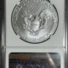 One 2020 American Silver Eagle NGC MS70 coin, encased and labeled, showing the obverse side with heraldic eagle and shield design.