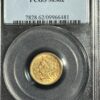 1878 gold coin, PCGS graded MS62.