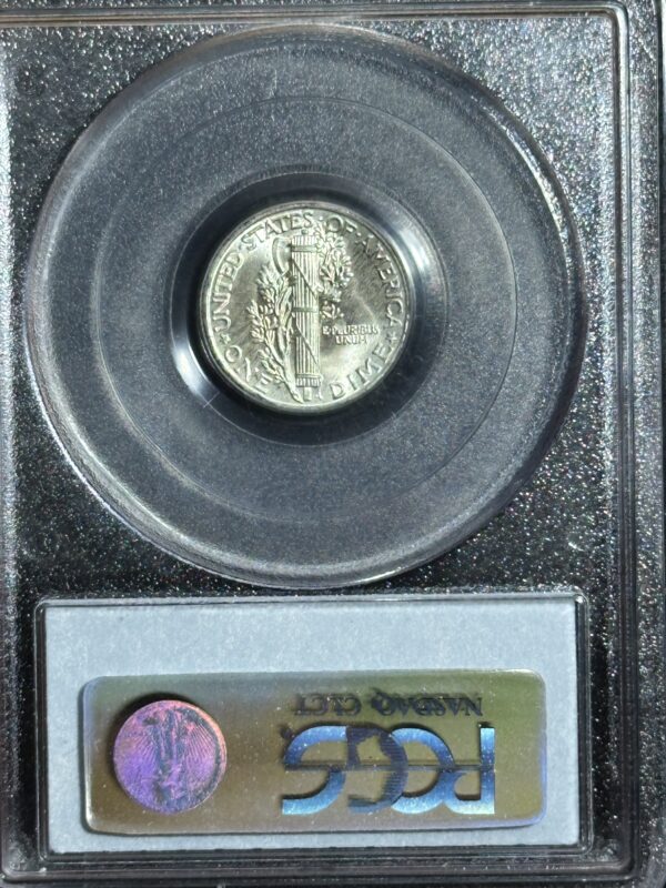 1936 Mercury Dime PCGS MS66 FB - Image 2