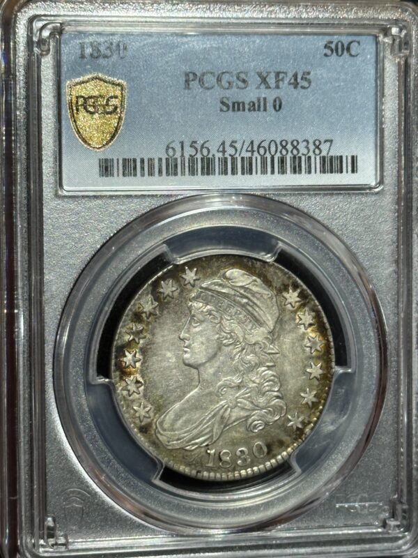 1830 Capped Bust Half Dollar PCGS XF45