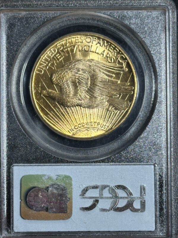 1925 St. Gaudens Gold Double Eagle PCGS MS65 - Image 2