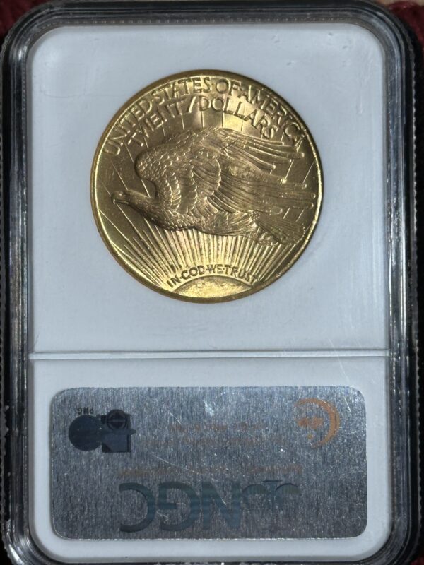 1927 St. Gaudens Gold Double Eagle NGC MS65 - Image 2