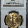 1927 St. Gaudens gold Double Eagle NGC MS65