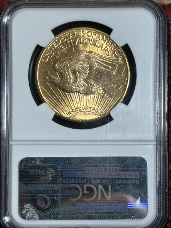 1927 St. Gaudens gold Double Eagle NGC MS65 - Image 2